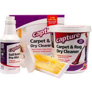 Capture Carpet Total Care Kit 250 - Carpet Deodorizer & Freshener Powder - Spot & Stain Remover - Pet Odor Eliminator - Fresh Natural Scent - Dry Rug Powder Cleaner w/Pre-Mist Spray