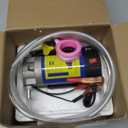 AIGMISON 12V 100W Engine Oil Pump, Electric Oil Change Extractor PumpElectric Fluid Transfer Pump for Engine Oil, Equipped With 3 Pipes-Low Noise