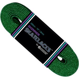 Bont Skates 8mm Shimmer Laces - 79" 96" 108" - Tinkerbell Green