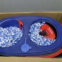 O-Cedar RinseClean Spin Mop & Bucket System + 2 Extra Mop Heads | Clean with Water | Removes 99% of Bacteria