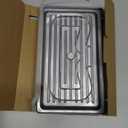 Bakers Friend 3 in 1 Mini Waffle Maker with Removable Plates, Mini Pancake Maker, Grilled Cheese Maker, Breakfast Sandwich Maker Press, Indoor Grill, Belgian Waffle Maker, Aqua