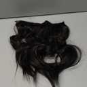 KooKaStyle Invisible Wire Hair Extensions with Transparent Headband Adjustable Size 4 Secure Clips Synthetic Hair Long Wavy Secret Wire Hairpiece for Women(Natural Black 16 Inch)