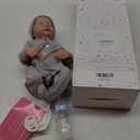 WOOROY Realistic Reborn Baby Dolls - 18 Inch Full Vinyl Body Lifelike Reborn Boy Doll Poseable Real Life Newborn Sleeping Silicone Baby Dolls Gift Toys with Accessories for Kids Age 3+