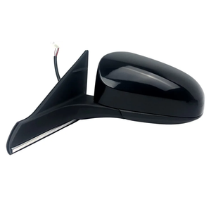 Driver Side Mirror for 2016-2017 Toyota Camry Power Adjustment Heated Glass Blind Spot Monitor BSM Black 6 Pins Left TO1320375