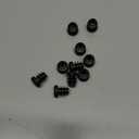 PATIKIL 1/2 Inch Plastic Tubing End Caps, 10 Pcs Round Hole Plug Insert for Round Iron Pipe Chair Leg Table Bookshelves Patio Furniture, Black