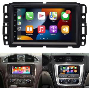 7" Android 14 Car Radio Stereo for GMC Acadia 2013-2017,for Chevrolet Traverse 2013-2017,for Buick Enclave 2013-2017 CarPlay Android Auto Car Audio Receiver GPS Bluetooth AHD Backup Camera,2+32G