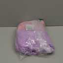 2 Pack Girls Long Sleeve Dress Skater Twirl a Line Crewneck Casual Fall Dresses for Kids 13-14 Years (Pink, Purple)