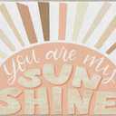 Flagship Carpets Schoolgirl Style Simply Stylish Boho Rainbow My Sunshine Classroom Area Rug for Indoor Classroom Learning or Kid Bedroom Educational Play Mat, 5'x7'6", Multicolor