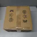 MVBT Solar Post Lights, 3000K 11" Outdoor Column Lights, Modern Pillar Light Waterproof, Dusk to Dawn Patio LED Lamp, Round Column Lantern for Outside Fence Deck Garden Posts Pathway Driveway Lighting