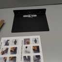 Steel Floating Shelves for Wall,Small Wall ShelfBookshelf Living Room Bedroom Home Office BathroomLittle Mini Tiny Display Hanging Shelves for Books/Storage/Room Decor (11.81X7.87in)