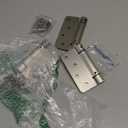 Luxbaro 3 Pack Self Closing Door Hinges, 4 Inch Spring Loaded Door Hinges, Adjustable Tension for Garage, Front Door, Back Door, for Left and Right Hand Door, 1/4'' Radius Corners, UL Listed