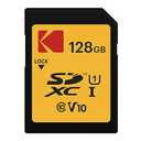 KODAK SDXC Card 128GB UHS-I U1 V10 Premium, up to 85MB/s Read Speed, for Full HD Video and High-Resolution Pictures, Compatible with SDXC Standard - EKMSD128GXC10K