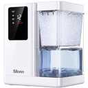 Silonn Nugget Ice Maker Countertop with 3L Detachable Tank – 40 lbs/Day Self-Cleaning & Timer, 40 dB Quiet for Home Bar Party Office, Chewable Nugget Ice Machine for Summer & Cold Drinks, White