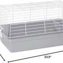 Prevue Pet Products Carina Animal Tubby - Small Animal Cage for Guinea Pigs, Dwarf Rabbits, Indoor and Outdoor Use, Lightweight, Travel Friendly Enclosure - Small, Gray