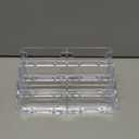 Acrylic Business Card Holder for Desk,4-Tier Clear Plastic Display Stand with 8 Pockets, Holds 400 Cards,ldeal for Office & Workspace Organization,2 Pack