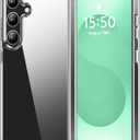 HOOMIL Case for Samsung Galaxy S25 Plus 6.7-Inch, Non-Yellowing, Drop Protection, Anti-Scratch Transparent Hard Back Phone Cover - Crystal Clear