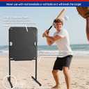Garbuildman Baseball Strike Zone Target for Plastic Balls, Portable Metal Frame Pitching & Hitting Training Tool for Outdoor