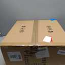 Black Flush Mount Farmhouse Ceiling Fan with Lights, 20" Caged Rustic Ceiling Fans with Light and Remote, Enclosed with 6 Speeds for Living Room, Bedroom, Nursery