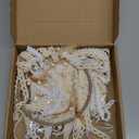 5 Pack Moon Phase Dreamcatcher Set Boho Wall Decor, Boho Macrame Wall Hanging Dream Catchers, for Home, Bedroom, Living Room, Witchy Gifts (Camel)