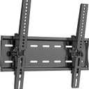 QAQMILI Tilt TV Wall Mount for 26-65 Inch LED OLED Flat / Curved Screen TVs & Monitors, Universal Low Profile Mount TV Bracket VESA up to 400x400mm, Max Load 99 lbs, Up and Down Tilt 15
