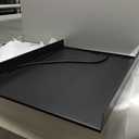 Stainless Steel Gas Stove Top Cover, Multi-functional Noodle Board, Cooktop Cover for Expanding Kitchen Space, Robust and Durable, 30"x 22"x2.7", Black