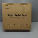 KERDE P30B Bidet Toilet Seat - Dual Control (Side Panel & Remote), Warm Water Wash, Heated Seat, Warm Air Dryer, LED Night Light,Existing Toilets Electric Bidet Elongated Electronic Heated Smart