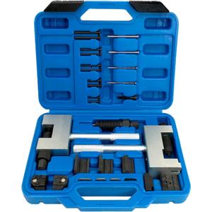 Engine Timing Chain Removal Installer Tool Kit Compatible with Mercedes Benz M271 M272 M273 M274 M276 Engine, Timing Chain Riveting Tool Set, Simplex Duplex & Double-Roller