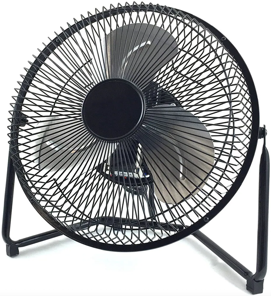 Cool Works High Velocity Fan - Black, 9 inch