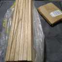 AMADA HOMEFURNISHING Floating Shelves for Wall - Wood Wall Shelves for Room Set of 6 - Wall Shelf for Bathroom, Bedroom Storage, Living Room and Kitchen Wall Decor