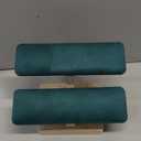 NBEADS Wood Watch Display Stand, 7.76x4.88x5.2inch 2 Tiers Velvet Bracelet Display Stands with Wooden Base Rectangle Bracelet Organizer Holder Watch Display Tower for Home Retail Display, Black