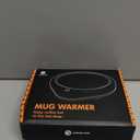 Coffee Mug Warmer, Cup Warmer for Desk with Auto Shut Off Smart Temperature Settings, Electric Beverage Tea Water Milk Heater for All Cups and Mugs, Heating Plate Candle Wax Warmer (Dark Black)