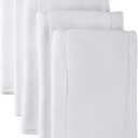Gerber Unisex Baby Boys Girls Gauze Prefold Cloth Diapers Multipack White 5 Pack