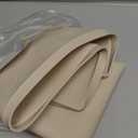 SIKADEER 28" x 22" Under Sink Mat Waterproof, Silicone Mat Kitchen Drawer Shelf and Cabinet Liner, Sink Protector for Kitchen Organizers and Storage, Boot Tray Pet Food Mats (Beige)