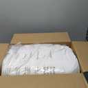 Globon Winter White Goose Down Comforter Queen Size,Down Duvet Insert,800 Fill Power,400 Thread Count Ultra Soft Noiseless Shell with Corner Tabs,White (Queen 90*90in)