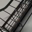 Sponge Holder for Kitchen Sink,Stainless Steel Kitchen Sink Organizer with Auto Draining Tray,Countertop Sink Caddy for Sponge Holder Soap Brush Dispenser,Black-Large (Large(Self-Drainage))