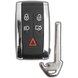 Keyless Entry Smart Remote Key Fob Replacement for Jaguar XF XFR XJ8 XK XK8 XKR 2007 2008 2009 2010 2011 2012 2013 2014 2015 FCC ID: KR55WK49244 KR55WK45694 315Mhz PCF7953 Chip