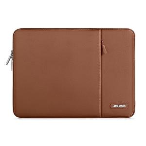 MOSISO Laptop Case 15 inch, 15 inch Laptop Sleeve Compatible with MacBook Air M5 A3448 M4 A3241 M3 A3114 M2 A2941 2026-2023, Dell XPS, Polyester Vertical Computer Sleeve Bag with Pocket, Caramel Brown