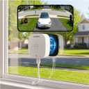 LongPlus 5MP 3K Window Camera with Night Vision, 2.4/5GHz WiFi Indoor Window Cameras for Home Security, Safeview Security Camera with Person/Car Detection, 24/7 Recording, 2-Way Audio, Easy Install