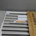 Cumbor 29.7-46" Baby Gate for Stairs, Toddler Safety Essentials for The House, Auto Close Dog Gate for Doorways, Mom's Choice Awards Winner-Easy Install Pressure Mounted Pet Gates for Dogs, White