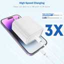[Apple MFi Certified] iPhone 14 Charger Fast Charging,Quick Type USB C Charger Block with 10feet Long USB C to Lightning Charging Cable Cord for iPhone 14/Pro/Pro Max/Plus/13/12/11/XS/XR/X/SE2022/iPad