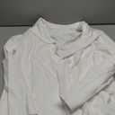 Cicy Bell Womens Casual Knit Blazer Long Sleeve Open Front Blazers Stretchy Work Office Suit Jackets with Pockets (XX-Large, White)