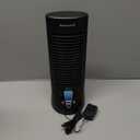 Honeywell HTF210B QuietSet Personal Table Fan, Black – Oscillating Personal Fan with Quiet Operation and 4 Levels of Power and Sound