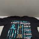 PTSD Is Not A Sign Of Weakness Awareness Veteran Camo T-Shirt, Size: Large