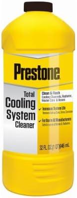 Prestone AS105 Total Cooling Syststem Cleaner for Radiator, Heater Core, and Hoses, 22 oz., 1 pack 