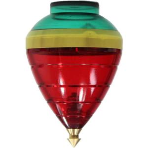 Trompo Bearing Tip Spin Top (Red and Green)
