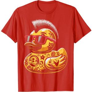 Mohawk Rubber Duck Punk Rock Rocker Toddler Boys Kid Men T-Shirt, Size 2T