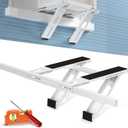Cestluck No Drill Window AC Support Bracket: Adjustable Air Conditioner Support Bracket, Heavy Duty, Fits Single & Double-Hung Windows, Universal Units for 5000-24000 BTU, Up to 350 lbs