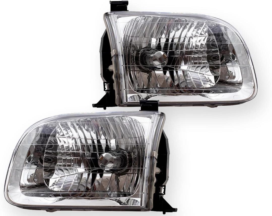 Auto Parts Avenue APA Replacement Head Light for 2000 2001 2002 2003 2004 Tundra (Double Cab Model ONLY) 2001 2002 2003 2004 Sequoia Pair Passenger Right and Driver Left Side