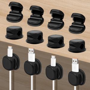 12 Pack Phone Charger Cord Management Holder Versatile Space Saving Cord Organizer Holder Sturdy Wires Organizer Keeper for Office