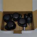 MaxGear 2" Office Chair Wheels Heavy Duty Replacement, Mute Rubber Rotating Desk Chair Caster Wheels, Safe for All Floors Including Hardwood, Universal Standard Stem Size Fits 99%, Set of 5